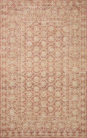 Cecelia Rug in Rust & Natural