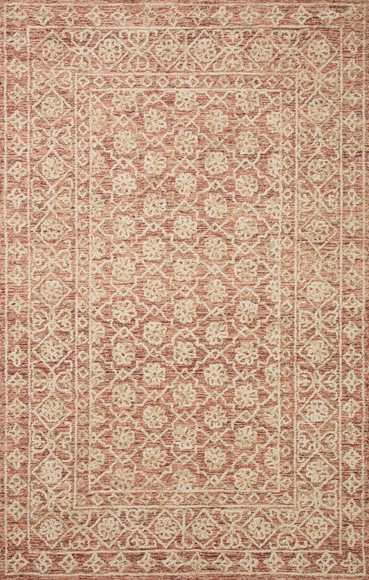 Cecelia Rug in Rust & Natural