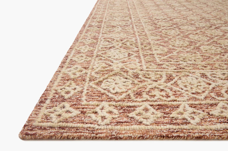 Cecelia Rug in Rust & Natural