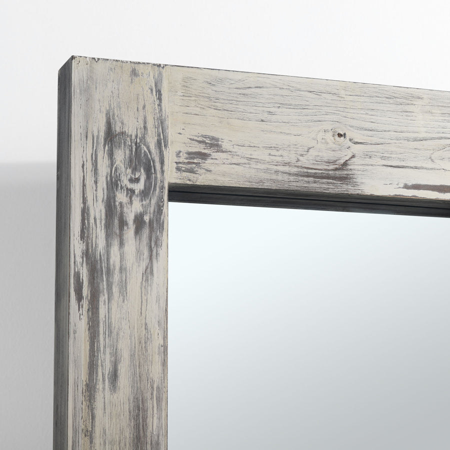 57-in H x 24-in W Wood Framed Full Length Mirror