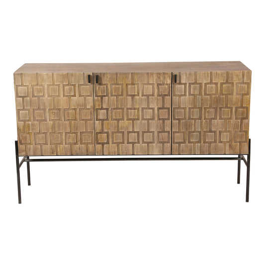 Moe's Home Etch Sideboard in Natural (30" x 51.5" x 15") - DD-1009-15