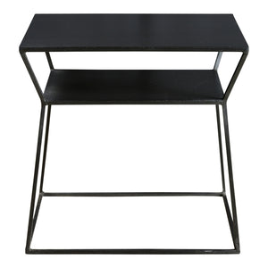 Moe's Home Osaka End Table in Black (19' x 19' x 14') - DR-1178-02