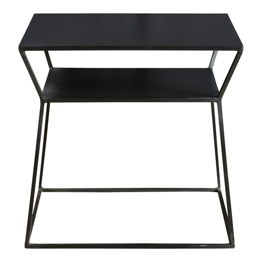 Moe's Home Osaka End Table in Black (19" x 19" x 14") - DR-1178-02