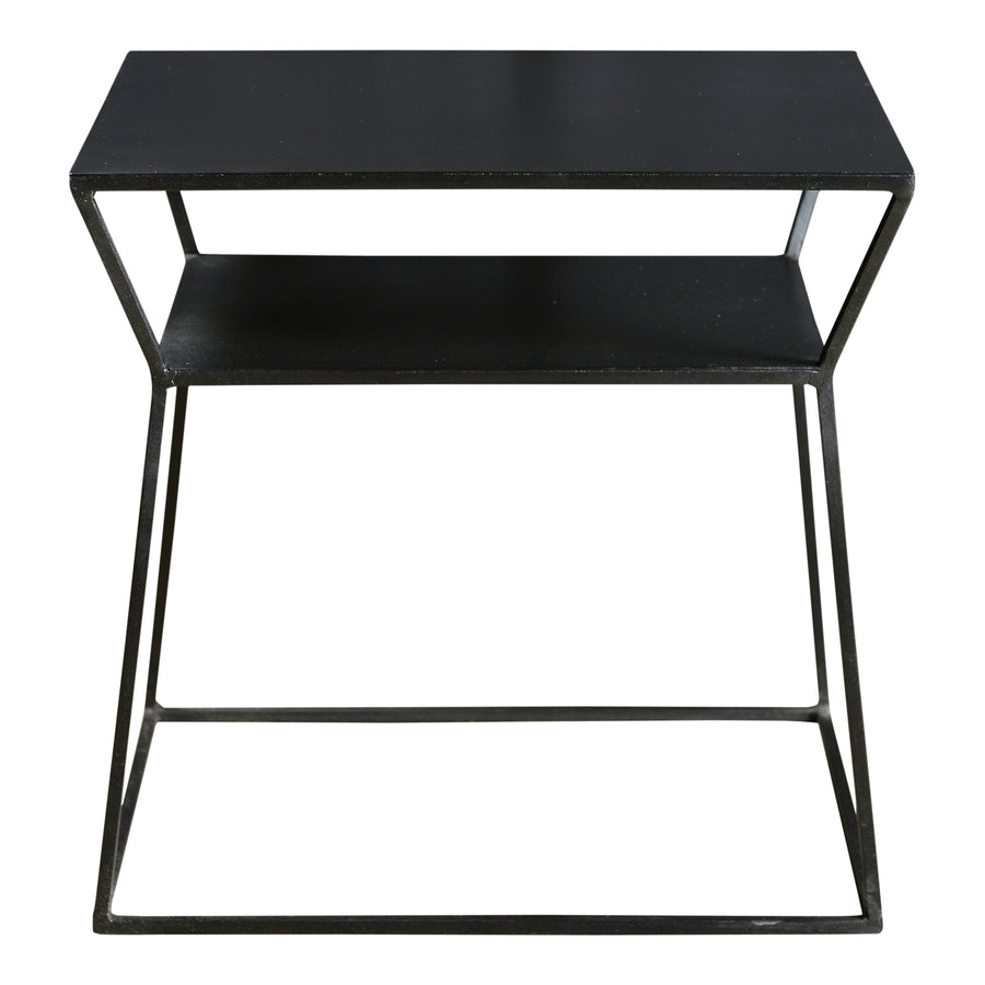 Moe's Home Osaka End Table in Black (19' x 19' x 14') - DR-1178-02