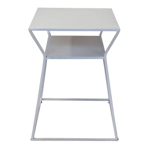 Moe's Home Osaka End Table in White (19' x 19' x 14') - DR-1178-18