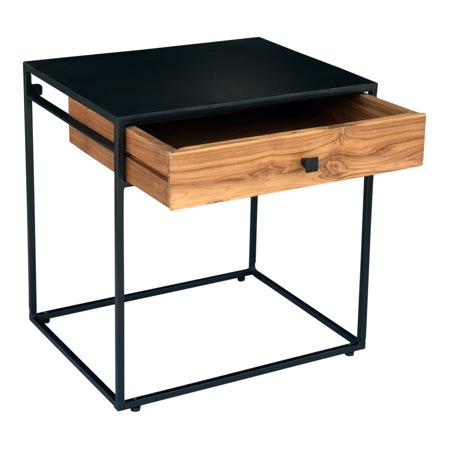 Moe's Home Mayna End Table in Black (19' x 19' x 14') - DR-1329-02