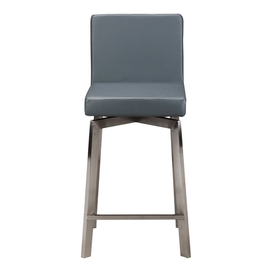 Moe's Home Giro Counter Stool in Grey (37.5" x 16" x 20") - EH-1039-25