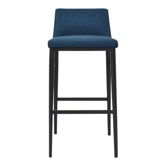 Moe's Home Baron Bar Stool in Blue (38" x 17.5" x 20") - EJ-1032-26