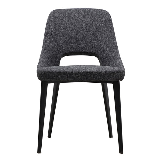 Moe's Home Tizz Dining Chair in Dark Grey (31.5" x 20" x 22") - EJ-1041-25