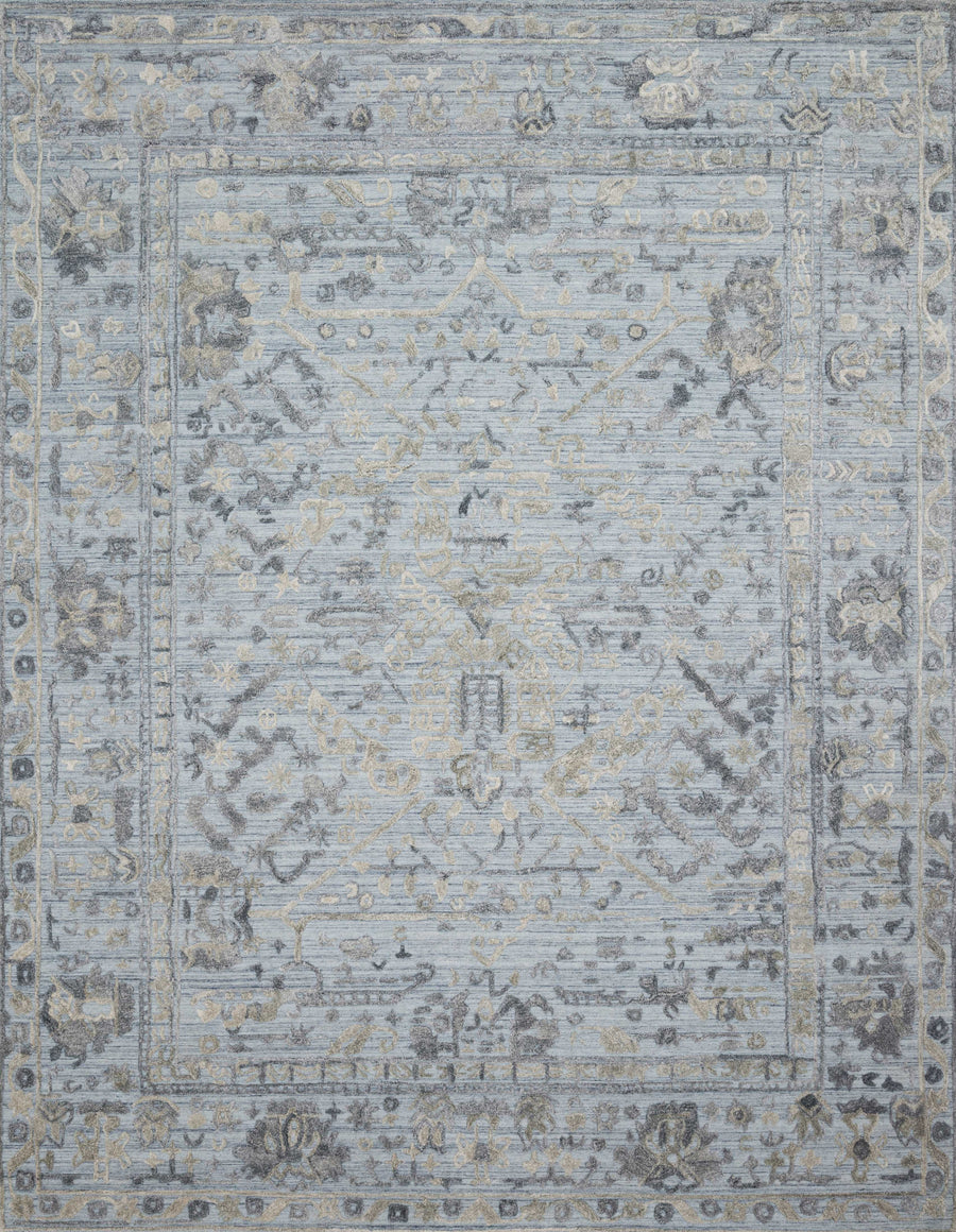 Emmett Rug in Sky & Silver