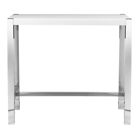Moe's Home Riva Bar Table in White (41" x 47" x 24") - ER-1080-18