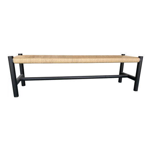 Moe's Home Hawthorn Bench in Black (18" x 60" x 17") - FG-1028-02