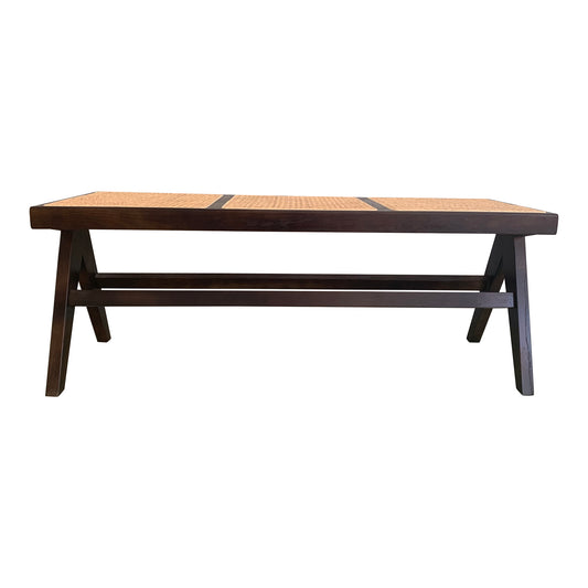 Moe's Home Takashi Dining Bench in Dark Brown (18" x 46.5" x 16.5") - FG-1029-20