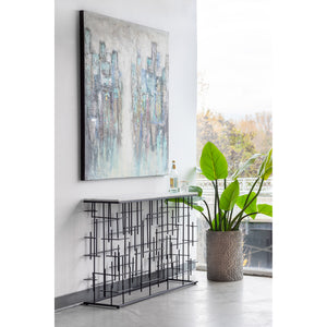 Moe's Home Matrix Console Table in Grey (30' x 48' x 12') - FI-1002-02