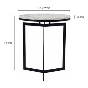 Moe's Home Taryn Accent Table in Large (19.5' x 17' x 17') - FI-1095-18
