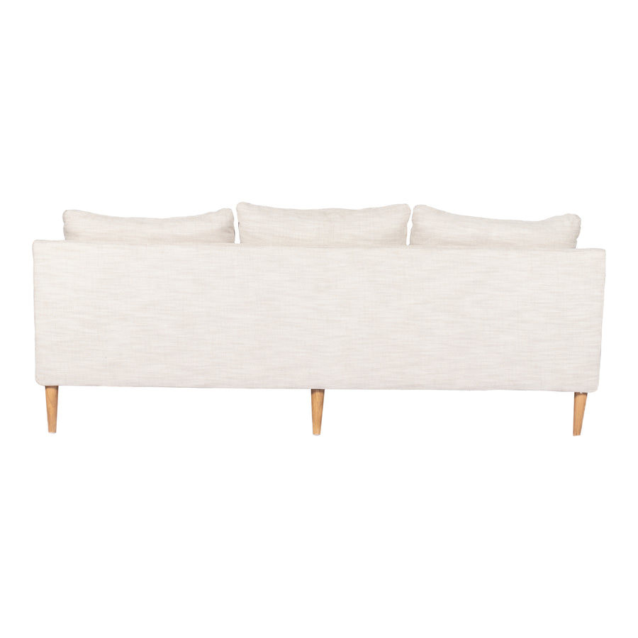 Moe's Home Calista Sofa in Grey (27.5' x 82.5' x 34.5') - FN-1034-34