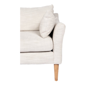 Moe's Home Calista Sofa in Grey (27.5' x 82.5' x 34.5') - FN-1034-34