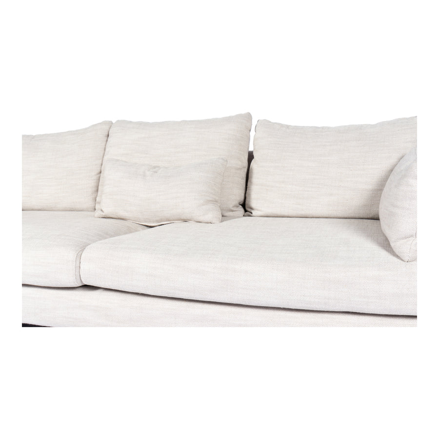 Moe's Home Calista Sofa in Grey (27.5' x 82.5' x 34.5') - FN-1034-34