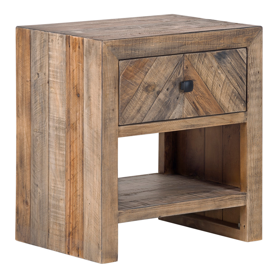 Moe's Home Teigen Nightstand in Brown (23.75' x 21.75' x 15.75') - FR-1005-03