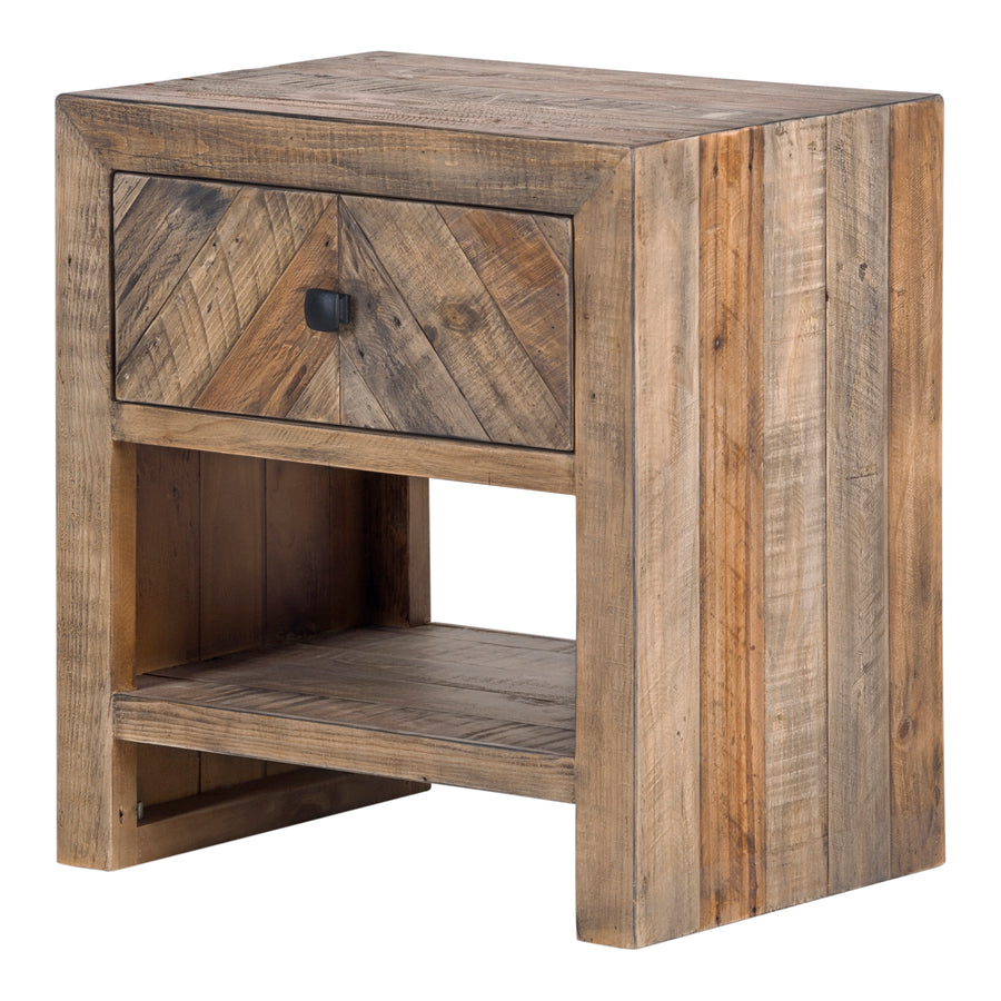 Moe's Home Teigen Nightstand in Brown (23.75' x 21.75' x 15.75') - FR-1005-03