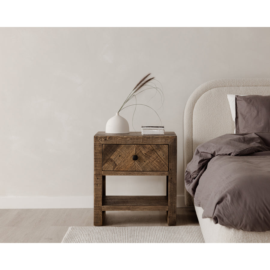 Moe's Home Teigen Nightstand in Brown (23.75' x 21.75' x 15.75') - FR-1005-03