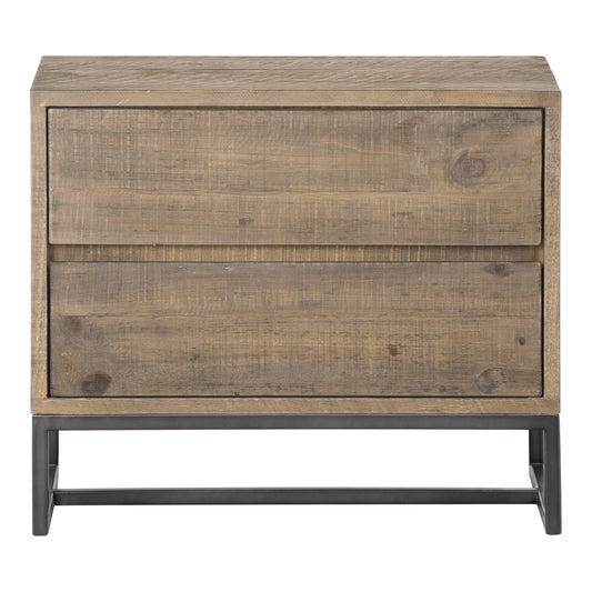 Moe's Home Elena Nightstand in Brown (22" x 26" x 16") - FR-1013-21