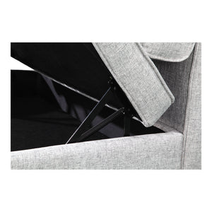 Moe's Home Covella Sectional in Grey (25' x 40' x 37') - FW-1003-29