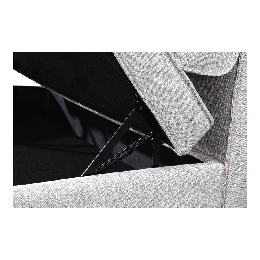 Moe's Home Covella Sectional in Grey (25' x 40' x 37') - FW-1003-29