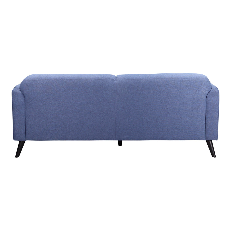 Moe's Home Peppy Sofa in Blue (30.5' x 76' x 34.5') - FW-1006-26