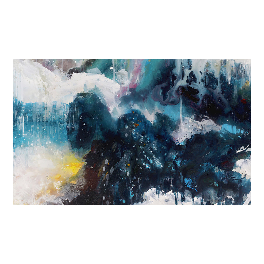 Moe's Home Whitecaps Painting in Multicolor (36' x 55' x 2.5') - FX-1142-37