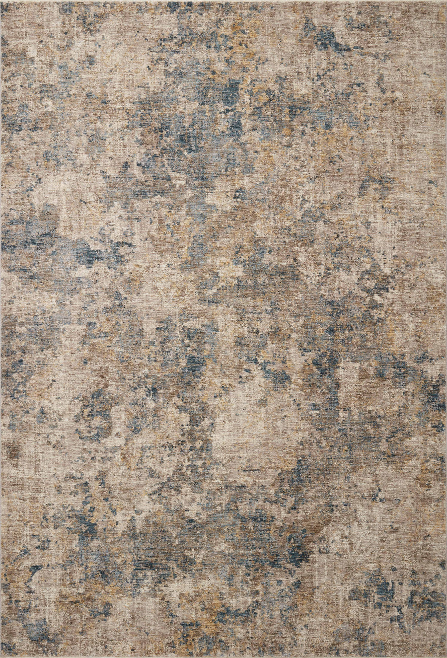 Gaia Rug in Taupe & Denim