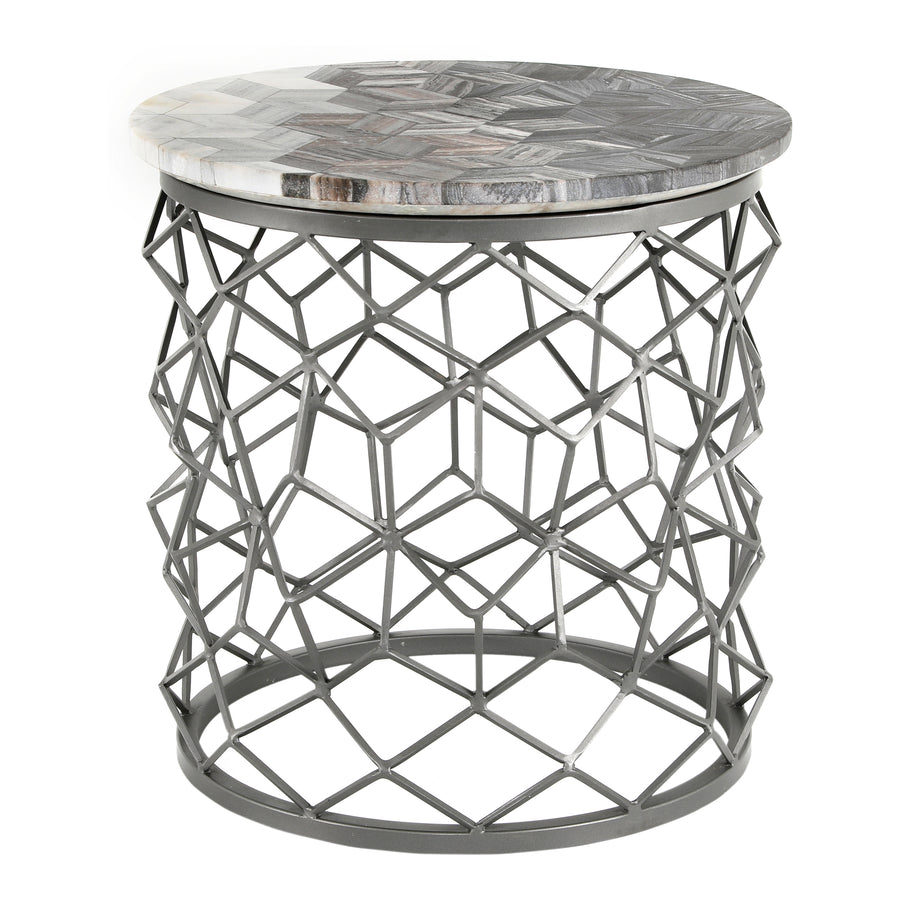 Moe's Home Mythos End Table in Grey (22' x 22' x 22') - GK-1010-15