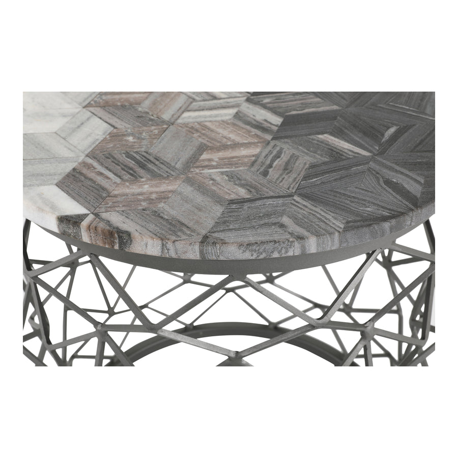 Moe's Home Mythos End Table in Grey (22' x 22' x 22') - GK-1010-15