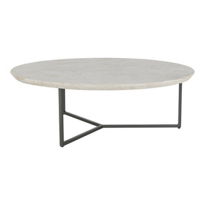 Moe's Home Chloe Coffee Table in White (15' x 48' x 48') - GK-1110-18