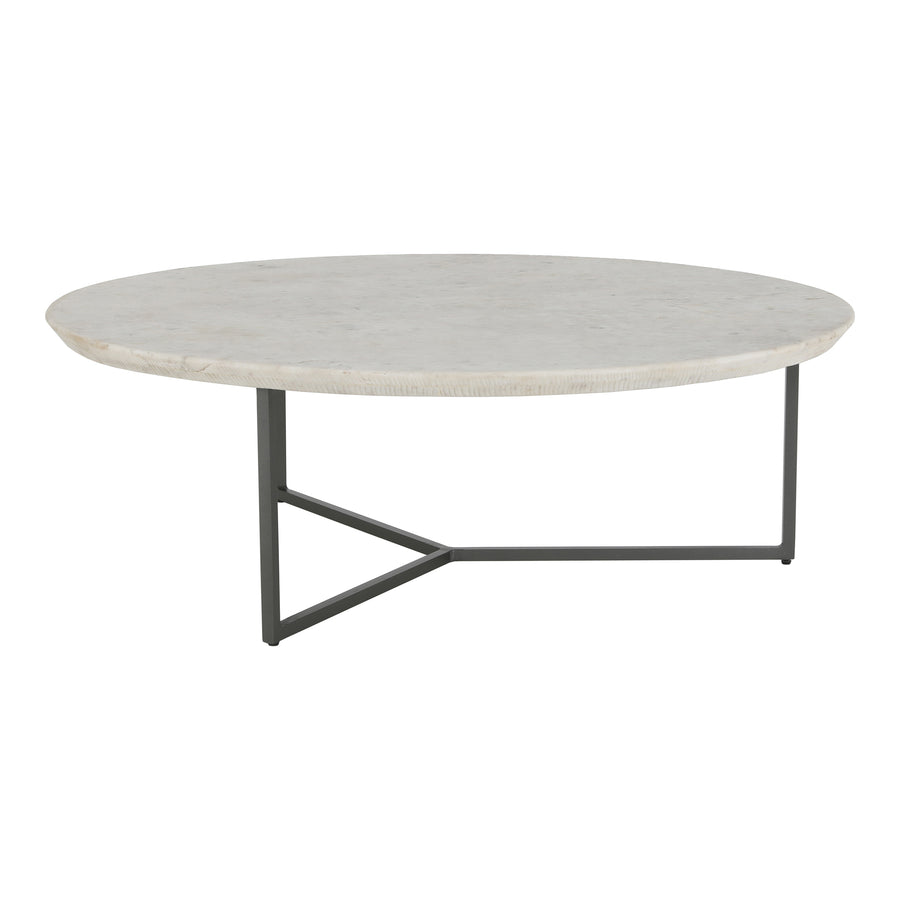 Moe's Home Chloe Coffee Table in White (15' x 48' x 48') - GK-1110-18