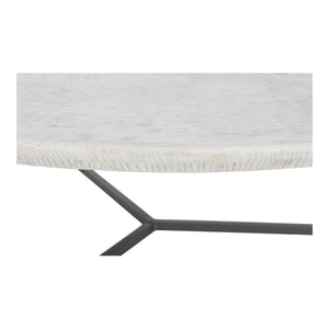Moe's Home Chloe Coffee Table in White (15' x 48' x 48') - GK-1110-18