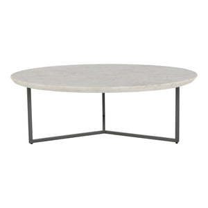 Moe's Home Chloe Coffee Table in White (15' x 48' x 48') - GK-1110-18