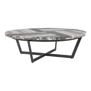 Moe's Home Zelda Coffee Table in Grey (15' x 48' x 48') - GK-1113-15