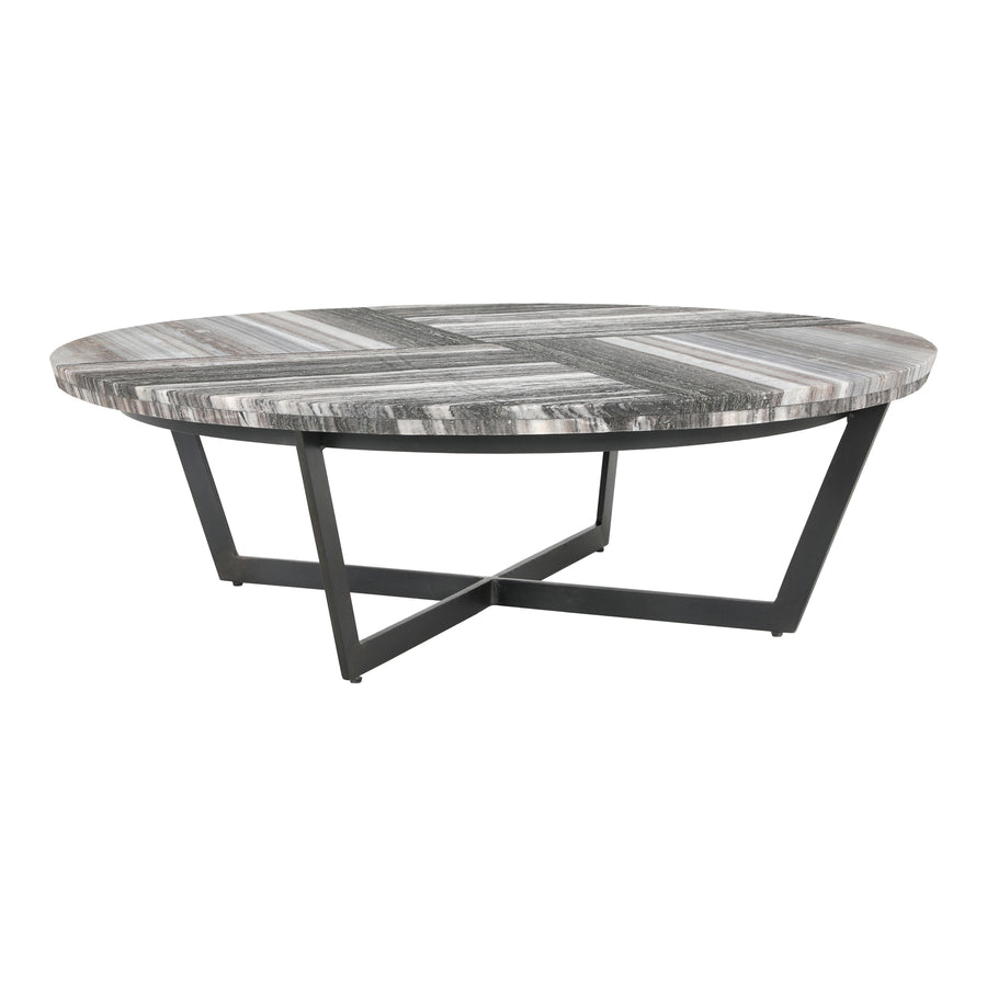 Moe's Home Zelda Coffee Table in Grey (15' x 48' x 48') - GK-1113-15