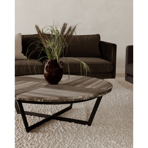 Moe's Home Zelda Coffee Table in Grey (15' x 48' x 48') - GK-1113-15