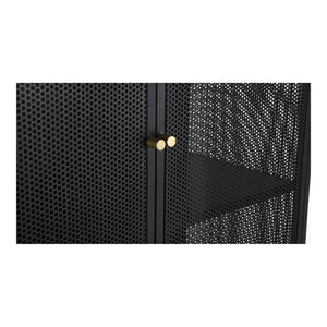 Moe's Home Isandros Storage Cabinet in Black (71' x 40' x 18') - GK-1117-02