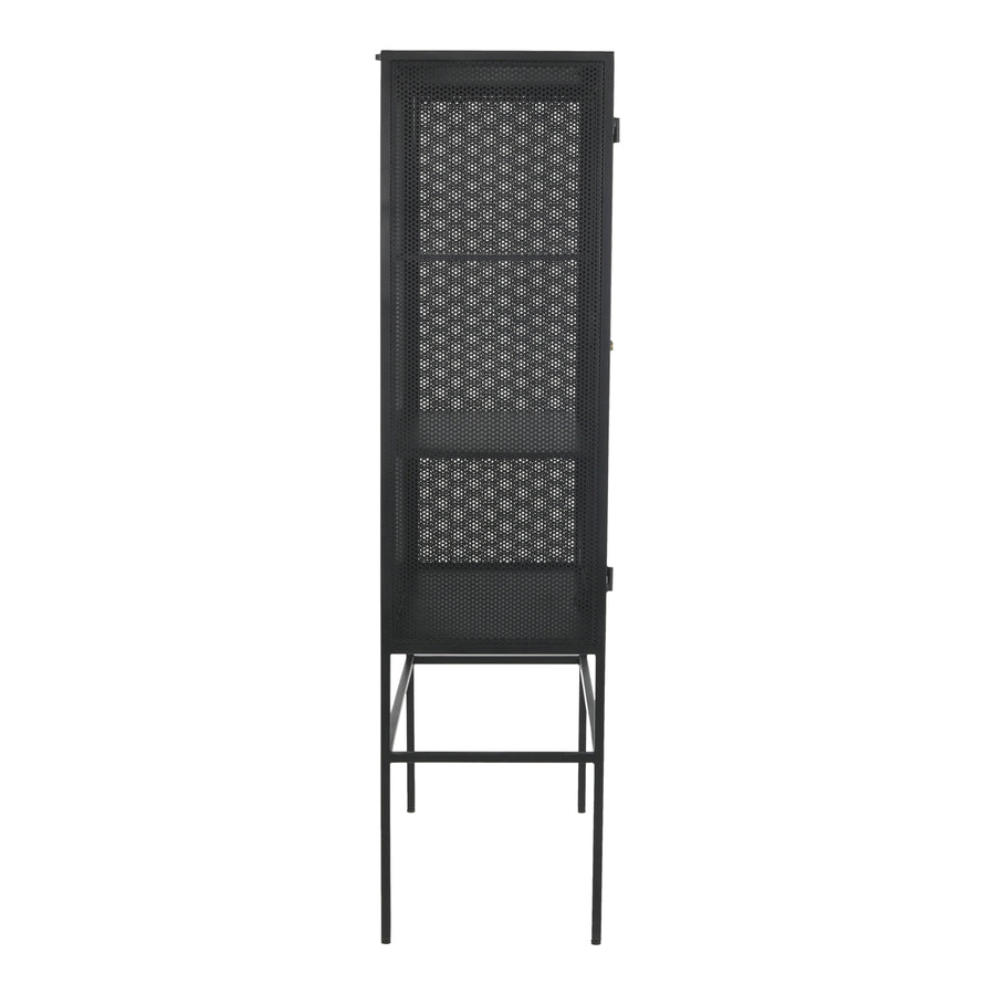 Moe's Home Isandros Storage Cabinet in Black (71' x 40' x 18') - GK-1117-02