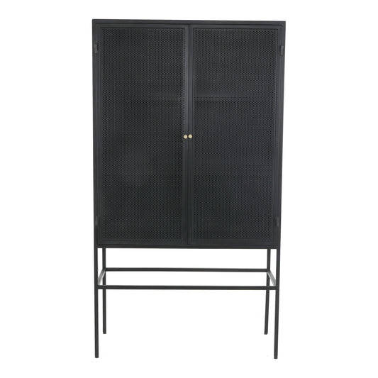 Moe's Home Isandros Storage Cabinet in Black (71" x 40" x 18") - GK-1117-02