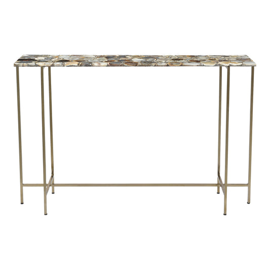 Moe's Home Agate Console Table in Multicolor (30" x 47" x 11.5") - GZ-1006-37