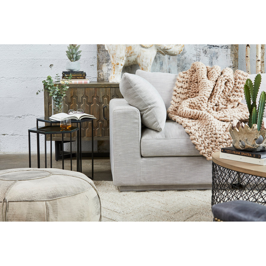 Moe's Home Polygon Accent Table in Black (21' x 16' x 18.5') - GZ-1008-02