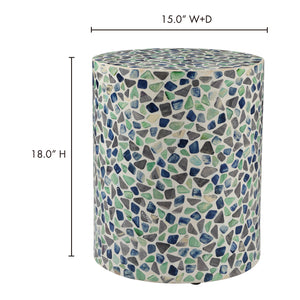 Moe's Home Olympia End Table in Multicolor (18' x 15' x 15') - GZ-1125-37