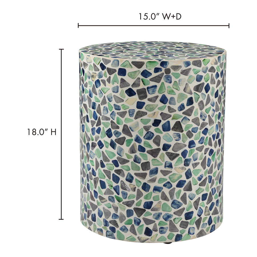 Moe's Home Olympia End Table in Multicolor (18' x 15' x 15') - GZ-1125-37