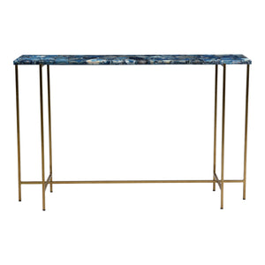 Moe's Home Blue Console Table in Blue (30' x 47' x 11.5') - GZ-1131-26