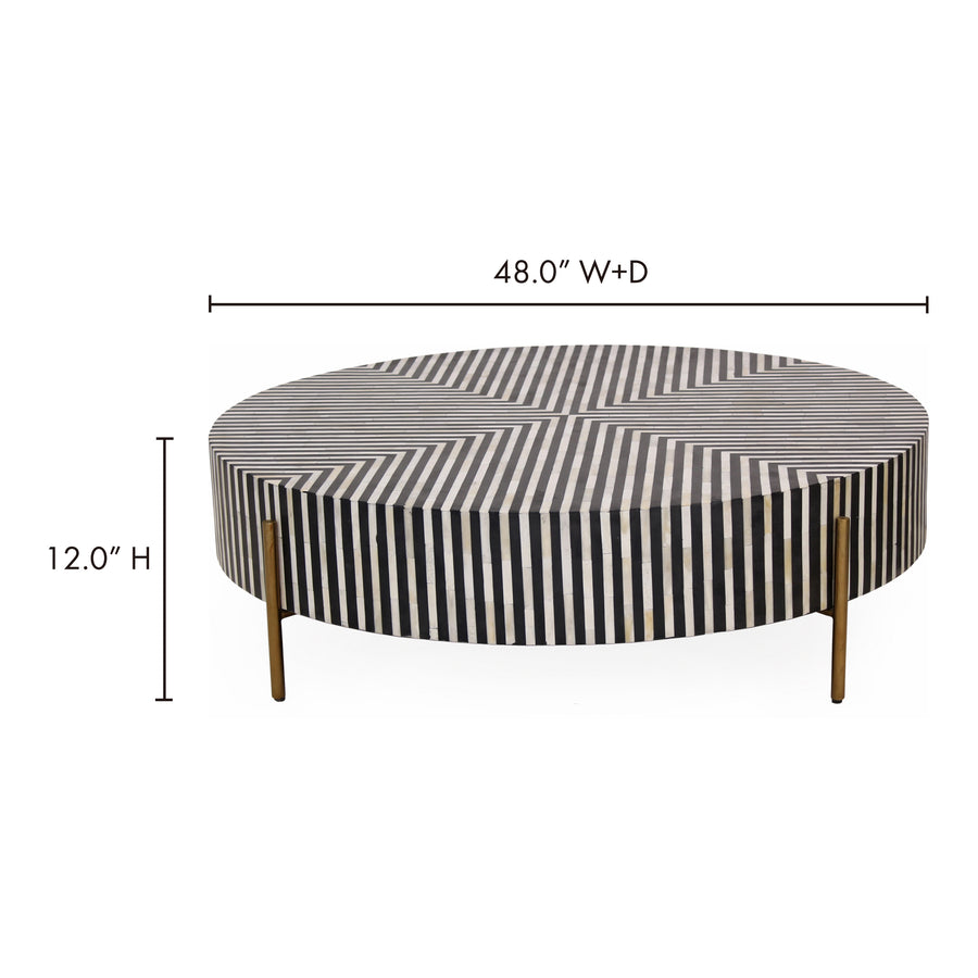 Moe's Home Chameau Coffee Table in Medium (12' x 42' x 42') - GZ-1139-37