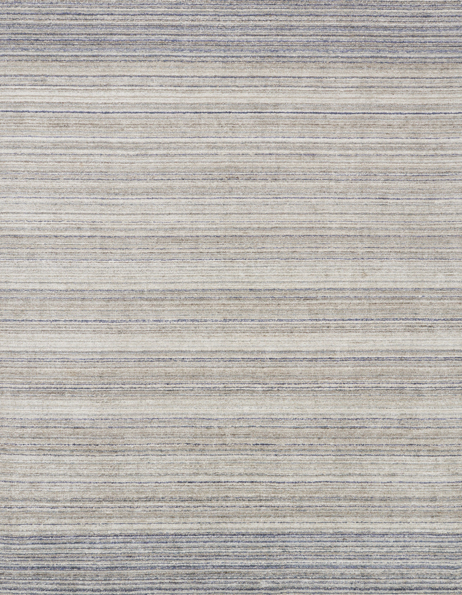Haven Rug in Silver & Blue